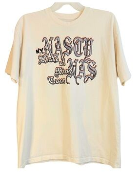 Nas NY State of Mind Tour 2023 Graphic T-Shirt XL